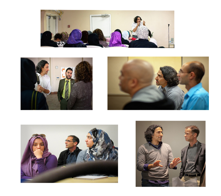 Photos from progams on Islamophobia